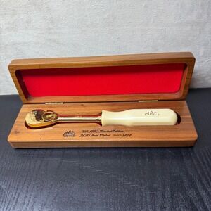 Mac Tools 3/8 24k Gold Plated Limited Edition Ratchet Clear Head X.R.  1990
